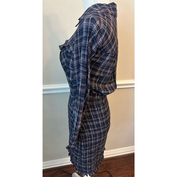Veronica Beard Melnar Plaid Dress Size 0/XS - Picture 7 of 8